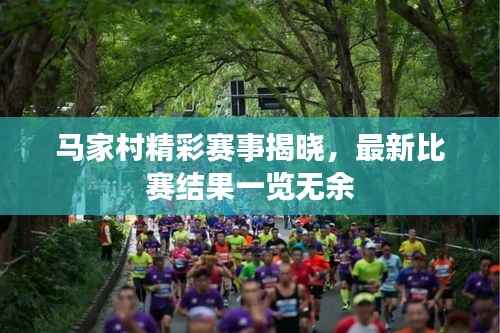 马家村精彩赛事揭晓，最新比赛结果一览无余